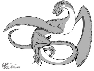 Dragonensis Odontoceti character design conceptart design drawing epicmade fantasy illustration