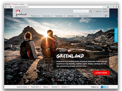 Greenland.com 2014 flat