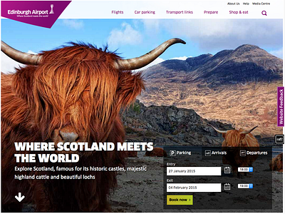 Edinburgh Airport website
