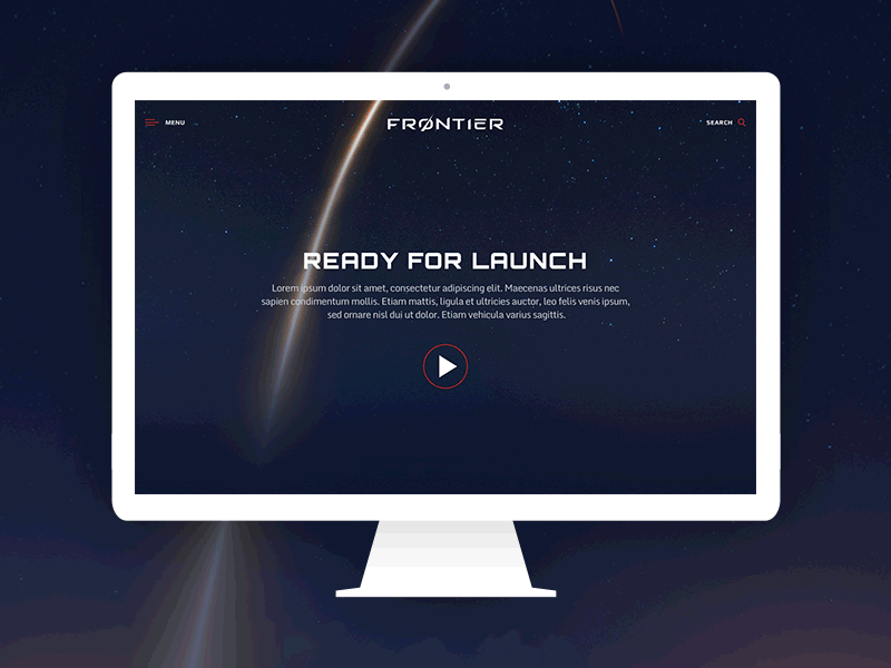 Frontier nasa space spacex theme themes umbraco wip work in progress