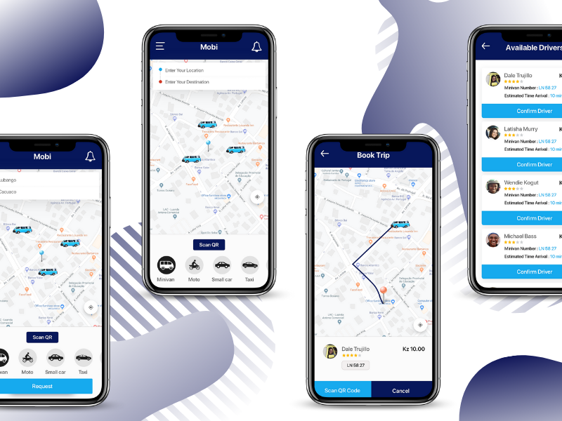 Multi-Transportation App by PeppyOcean on Dribbble