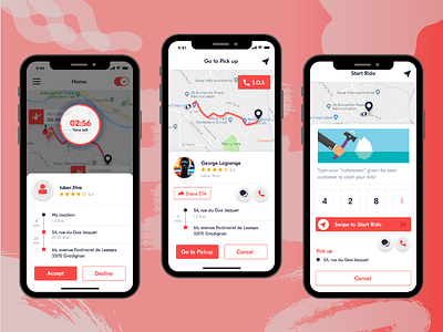 New Ride Request Flow Features app branding design mobile app design on demand service taxi booking app uiux