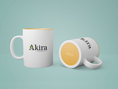 Akira branding design flat instagram logo typography vector