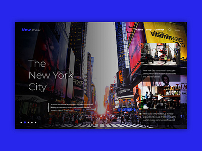 New York branding design flat minimal typography ui ux web website website design