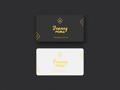 Jenney Rims branding design vector