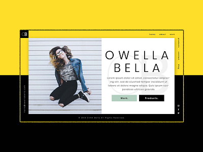 OB branding design instagram typography ux web website website design