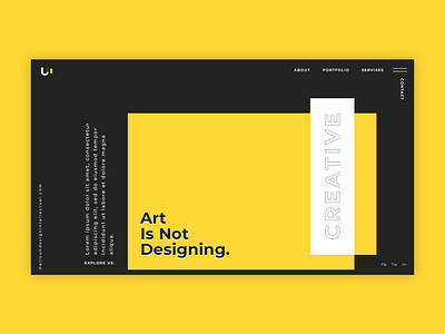 Undesign Intellectual branding design flat typography ui ux vector web website website design