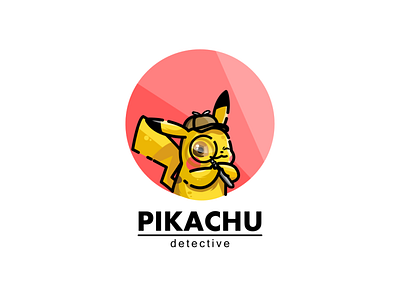 pikachu logo/ vector illustration