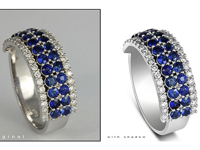 Jewelry Image Editing adobe photoshop cc background removal color correction retouching