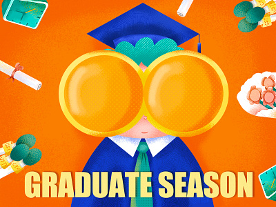 graduate season illustration