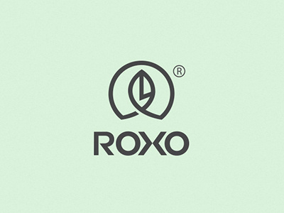 ROXO brand identity branding bratus circle jimmi tuan leaf logo logotype mark roxo symbol vietnam