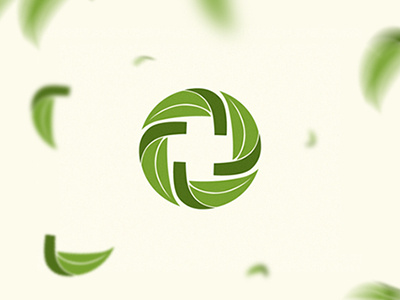 Lynnwood brand identity circle eco jimmi tuan leaf logo mark medicine natural pharmacy symbol vietnam