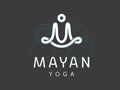 Mayan Yoga Bratus bratus care circle grid health logo people process logo typeface vietnam yoga