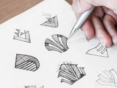 Vitrapex Logo Sketch branding agency vietnam bratus logo logomark logosketch sketch symbol