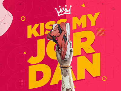 Kiss My Jordan 3d art art creative design creativity creator design graphicdesign product design