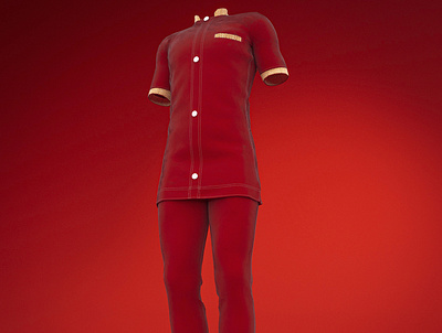 Hotel Service Uniform 1 3d art art artist cgi creative design creativity creator design graphicdesign