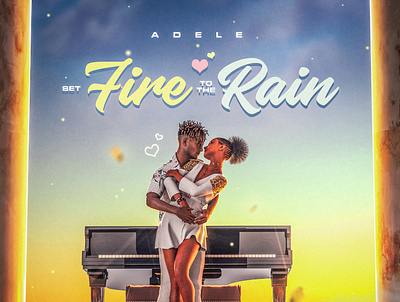 SET FIRE TO THE RAIN 3d art art creative creative design creativity creator design graphicdesign illustration