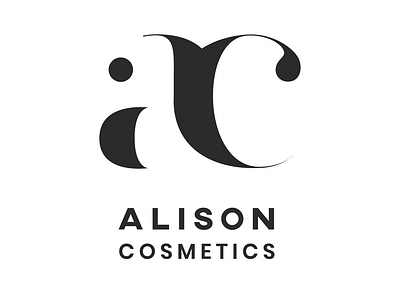 30 days logo challenge 1: Alison Cosmetics branding design flat icon illustration illustrator logo minimal vector