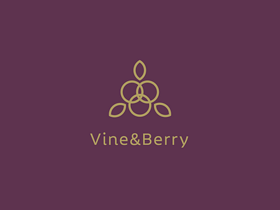 Logo challenge day 17 daillogochallengeday17 dailylogo dailylogochallenge design geometric illustrator logo logochallenge logoconcept logodesign vector vine and berry