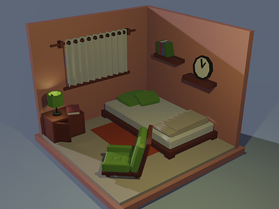 Low Poly room