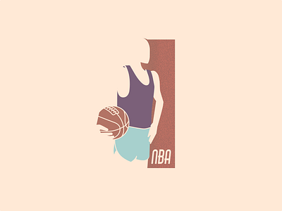Basketball retro style basketball illustration logo player playoff vector weeklywarmup