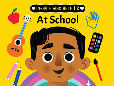 People who help us: At School | Children Publishing children book illustration children illustration childrens illustration illustration