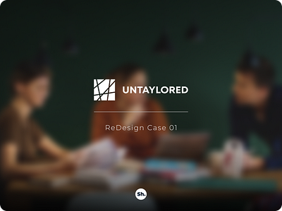Ds. 05 | UNTAYLORED Index Page Redesign brand design interface landing page layout logo redesign ui uidesign user experience design ux uxdesign uxui web web design website
