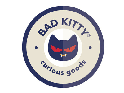 Bad Kitty™ Logo branding flat icon illustration illustrator logo minimal vector