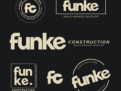 Funke Logos branding design flat illustration illustrator logo minimal type typography vector