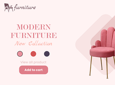 Modern Furniture Post Design figma graphic design layout design post poster design social post ui design