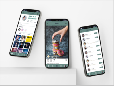 Social Media App UI Design app design banner design branding design figma graphic design mobile design ui