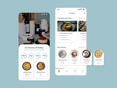 Restaurant Media App UI Design