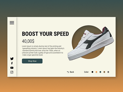 Design a Shoe App Ideas