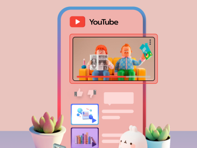 Youtube Illustration figma graphic design illustration vector