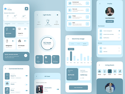 UI Application Design by Kishan Kanani on Dribbble