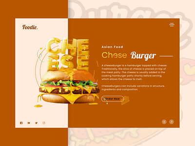 Food Blog Website Design