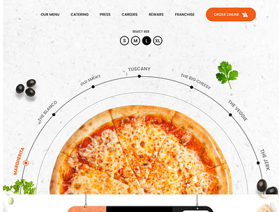 Food Design Website branding design figma graphic design illustration