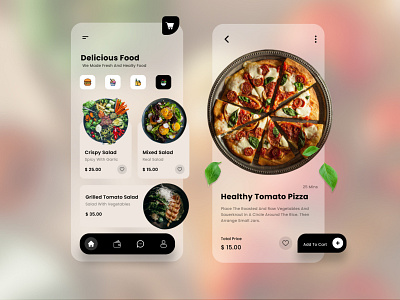 Food App designs Ideas app design branding design figma graphic design mobile design