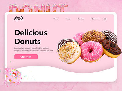 Donut Shop Webpage