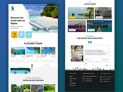 Travel Agency Website Design