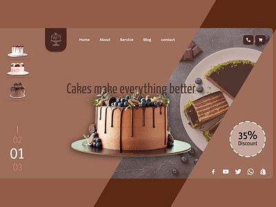 Cake Shop Website Design