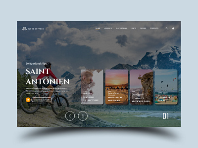 Travel Website Design design designer figma graphic design web website website design