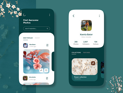 Application Design of Finding Image app design branding design figma graphic design mobile design ui