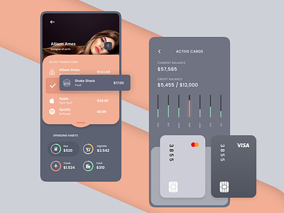 Financial Express UI Design app design branding design figma graphic design mobile design