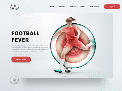 Football Concept Website Design