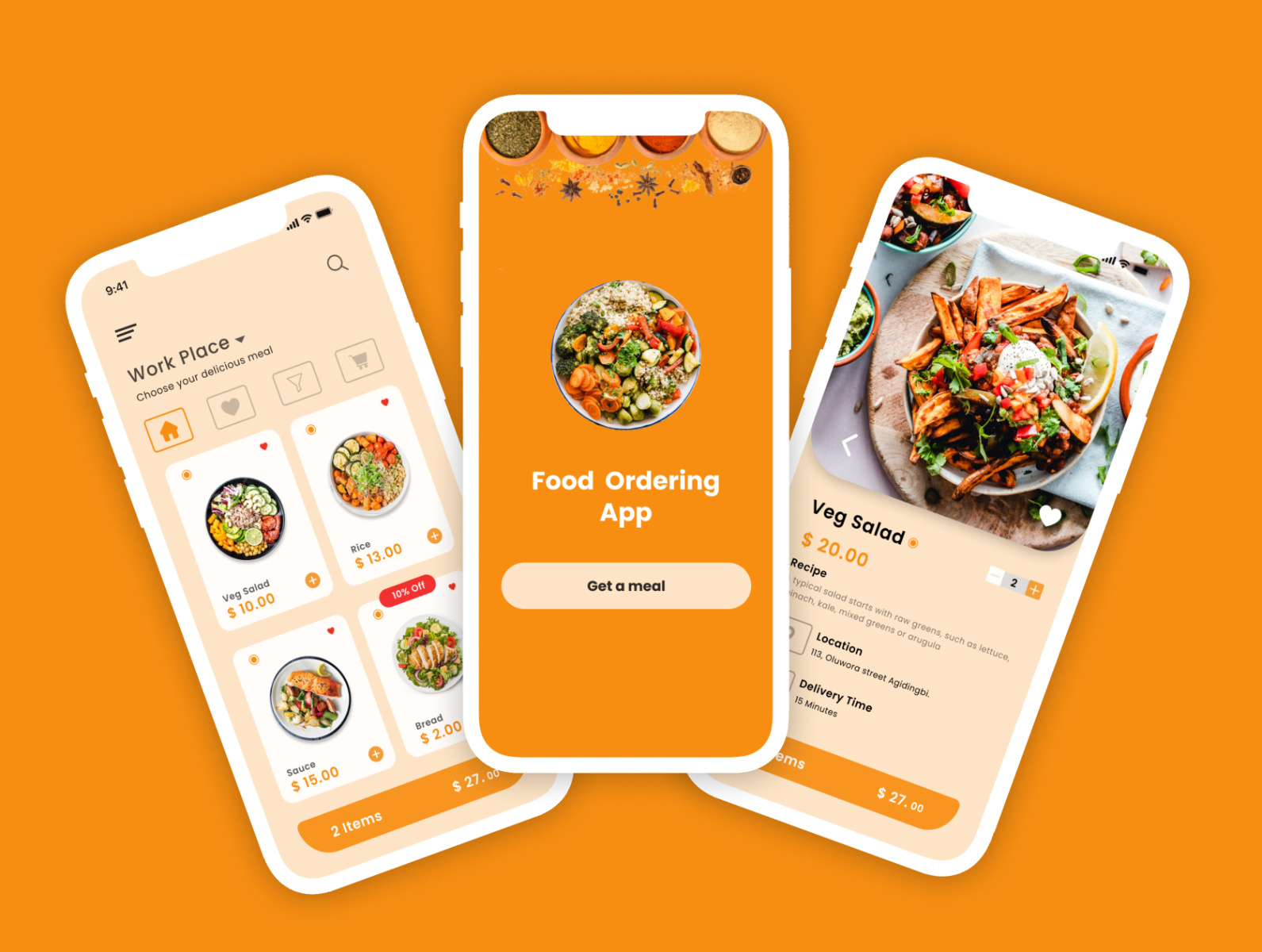 Food Application Concept Design by Kishan Kanani on Dribbble