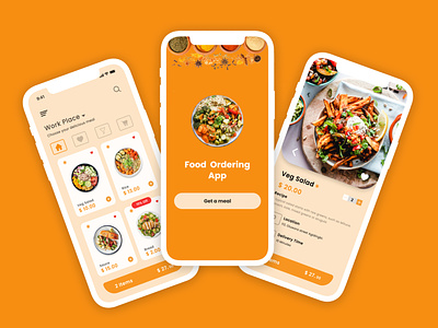 Food Application Concept Design app app design application design branding design designer figma graphic design mobile design ui