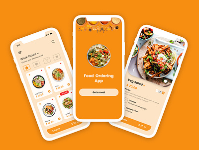 Food Application Concept Design app app design application design branding design designer figma graphic design mobile design ui