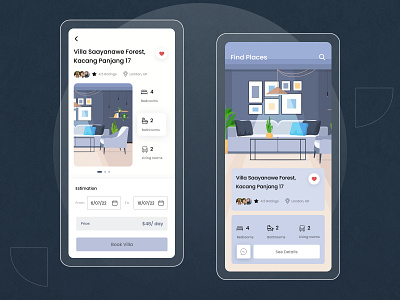 Home Finder Concept UI Design app design branding design figma graphic design illustration mobile design ui