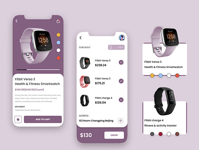 Smart Watch Concept UI Design app design branding design figma graphic design illustration mobile design ui